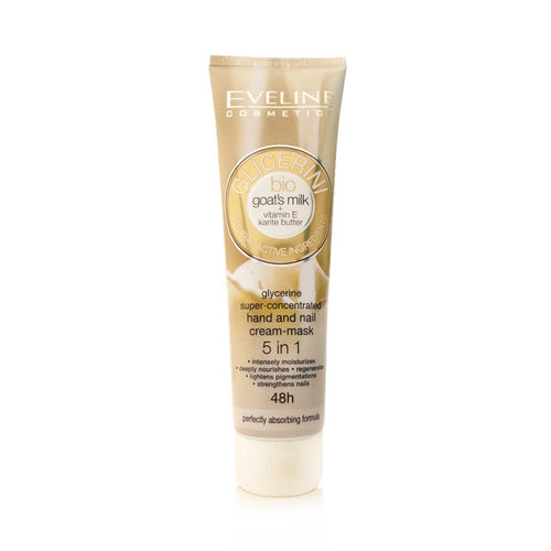 Eveline Cosmetics - Mask - Glycerine Hand And Nail Cream Mask With Goat's Milk 100ml