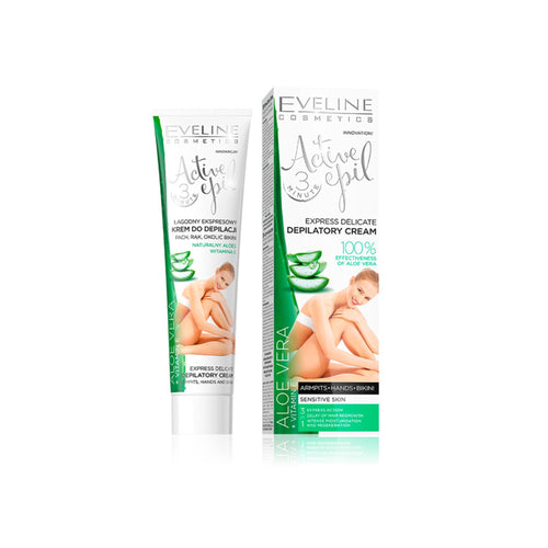 Eveline Cosmetics - Cream - Active Epil Aloe Vera Depilatory Cream 125ml