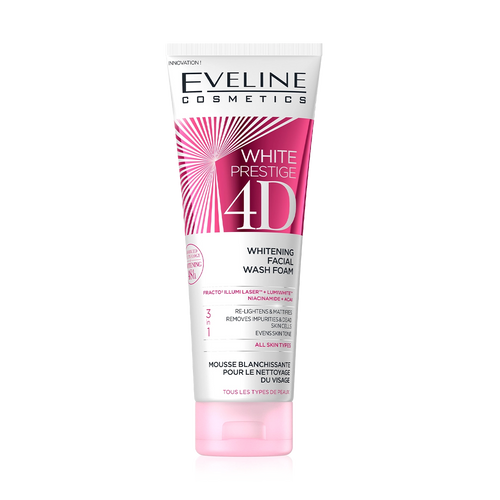 Eveline Cosmetics - Face Wash - White Prestige 4D 
Facial Wash Foam 100ml