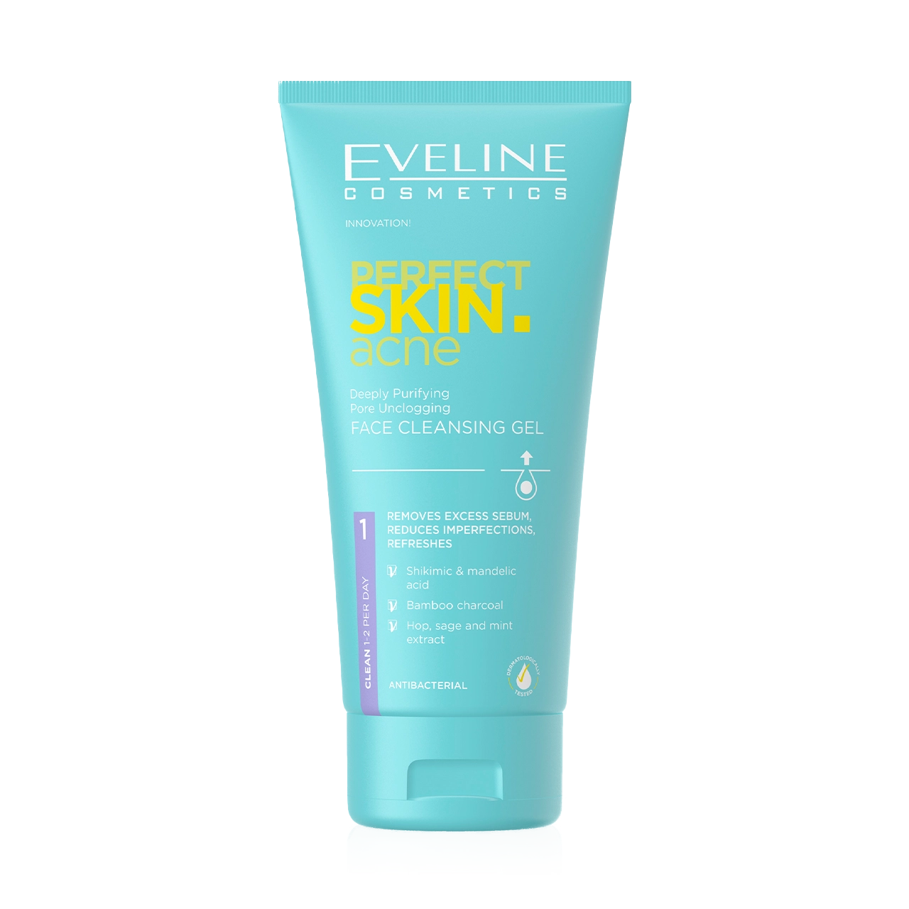 Eveline Cosmetics - Other - Perfect Skin Acne Deeply Purifying Pore Unclogging Face Cleansing Gel 150ml