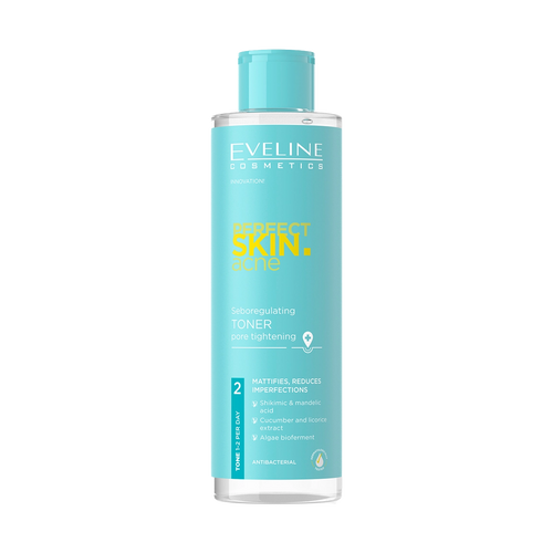 Eveline Cosmetics - Toner - Perfect Skin Acne Seboregulating & Pore Tightening Toner 200ml