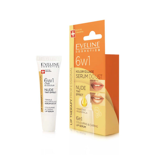 Eveline Cosmetics - Lip Gloss - Lip Therapy 6in1 Care & Colour Nude Tint 12ml