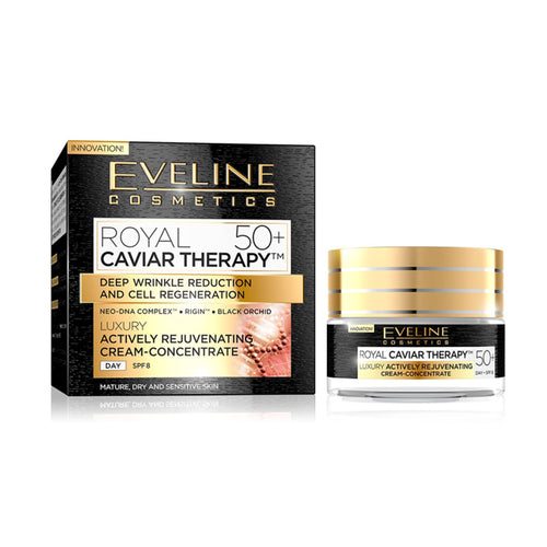 Eveline Cosmetics - Cream - Royal Caviar Therapy Day Cream 50+ 50ml