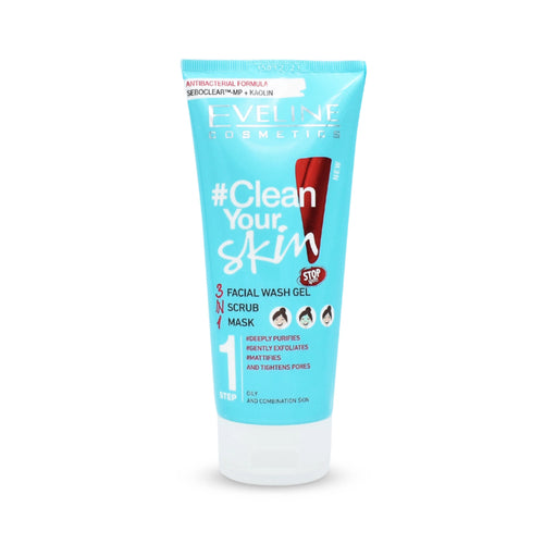 Eveline Cosmetics - Face Wash - Clean Your Skin 3in1 Facial Wash 200ml