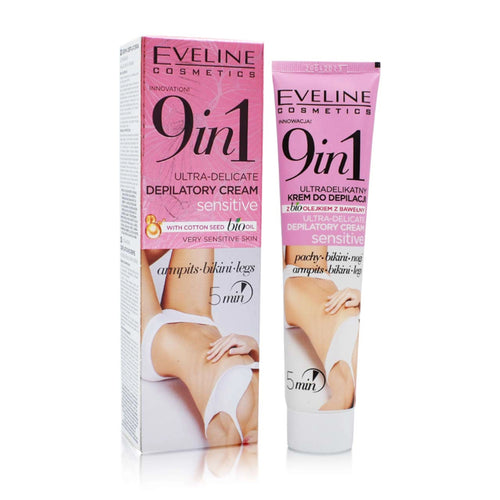 Eveline Cosmetics - Cream - Sensitive 9in1 Ultra Delicate Depilatory Cream 125ml