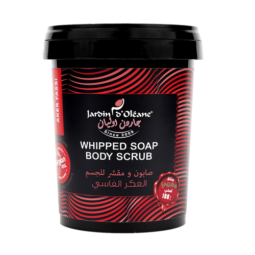 Jardin D'oleane - Soap - Aker Fassi Whipped Soap Body Scrub with Argan Oil 500g