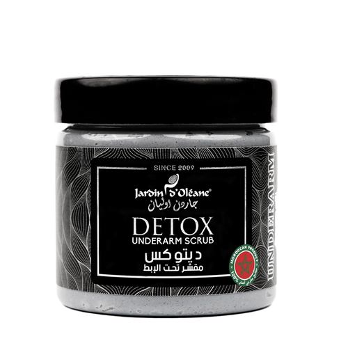 Jardin D'oleane - Scrub - Jardin D'oleane Detox Underarm Scrub with Charcoal and Argan Oil 250g