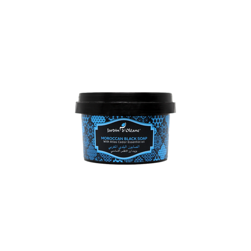 Jardin D'oleane - Soap - Jardin D'oleane Moroccan Black Soap with Atlas Cedar 250g