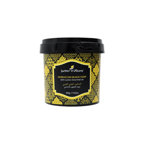 Jardin D'oleane - Soap - Jardin D'oleane Moroccan Black Soap With Lemon Essential Oil 500g