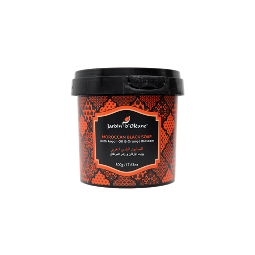 Jardin D'oleane - Soap - Jardin D'oleane Moroccan Black Soap with Argan Oil & Orange Blossom 500g