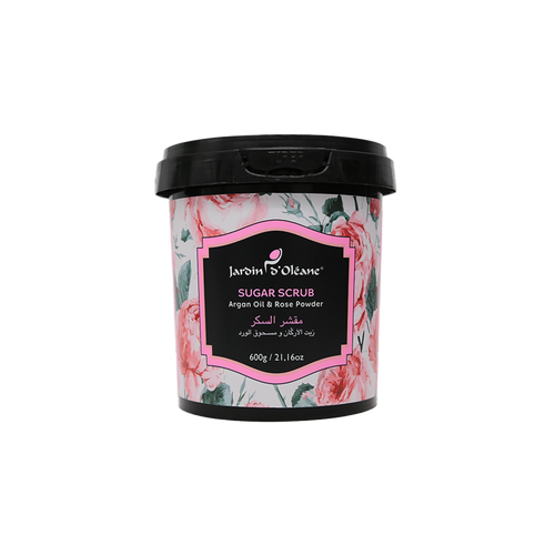 Jardin D'oleane - Scrub - Jardin D'oleane Sugar Scrub with Argan Oil & Rose Powder 600g
