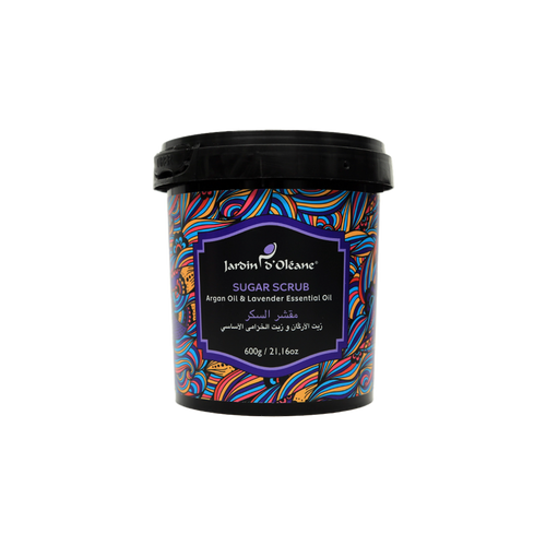 Jardin D'oleane - Scrub - Jardin D'oleane Sugar Scrub with Argan Oil & Lavender Essential Oil 600g