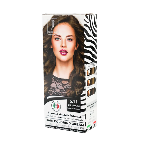 Jungle Fever - Hair Color Kit - Hair Coloring Cream Kit 6.11 Dark Matt Blond