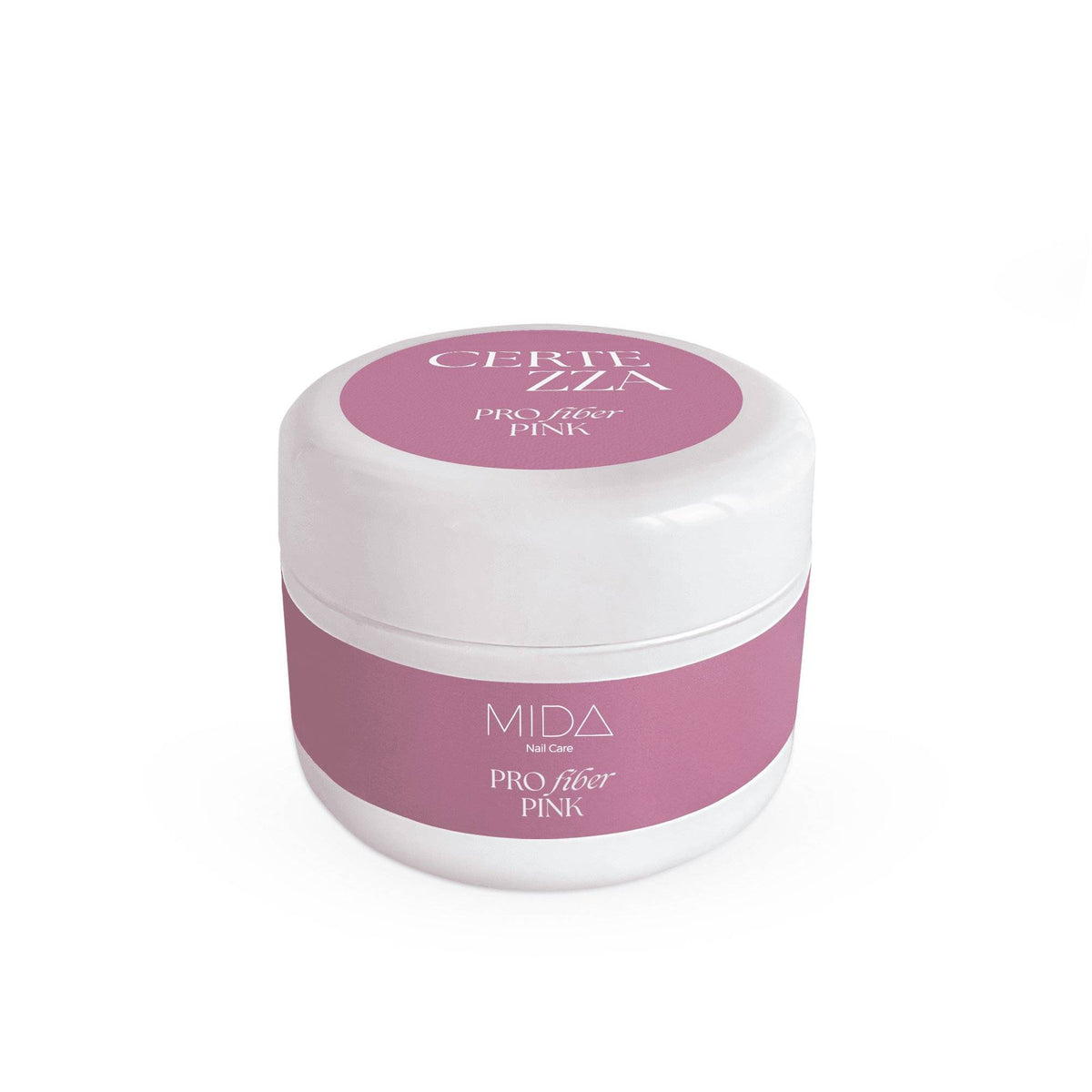 Mida Pro Fiber Gel Pink Builder Gel with Fiberglass - 15ml