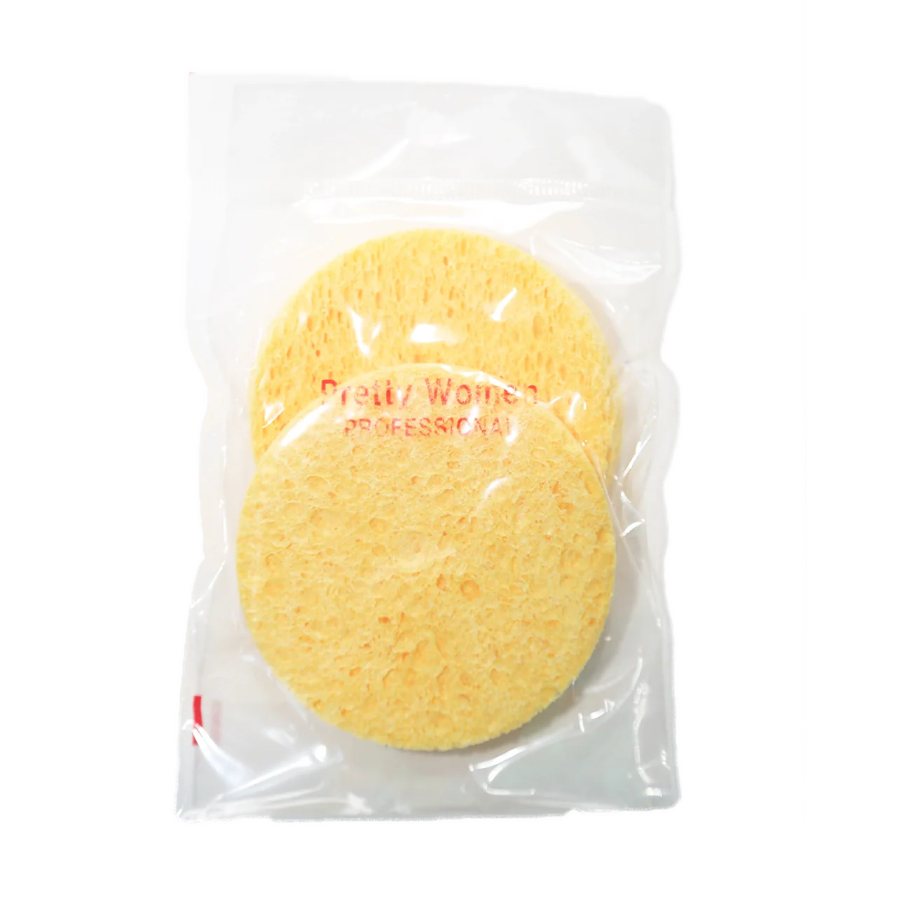 Pretty Woman - Makeup Accessories - Yellow Cellulose Sponge (Pack of 2)