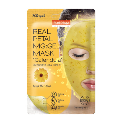 Purederm - Mask - Real Petal Calendula Gel Mask