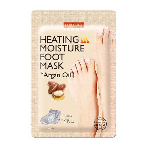 Purederm - Mask - Argan Oil Heating Moisture Foot Mask