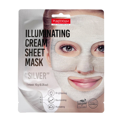 Purederm - Mask - Illuminating Silver Sheet Mask 10G