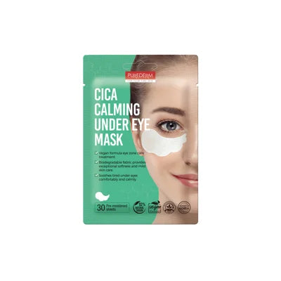 Purederm - Mask - Cica Calming Under Eye Mask (30 Pre-moistened sheets)