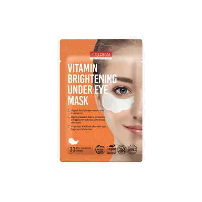 Purederm - Mask - Vitamin Brightening Under Eye Mask (30 Pre-moistened sheets)