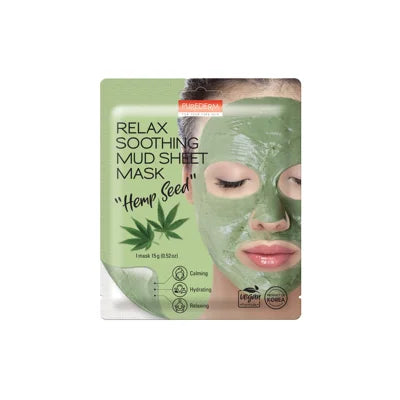 Purederm - Mask - Skin Brightening pink clay Mud Sheet Mask