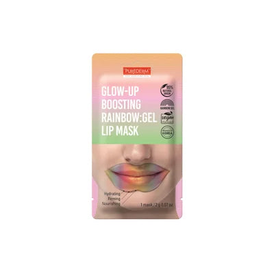 Purederm - Mask - Glow-Up Boosting Rainbow:Gel Lip Mask