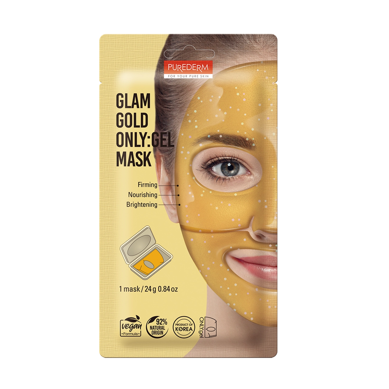 Purederm - Mask - Glam Gold ONLY:gel Mask
