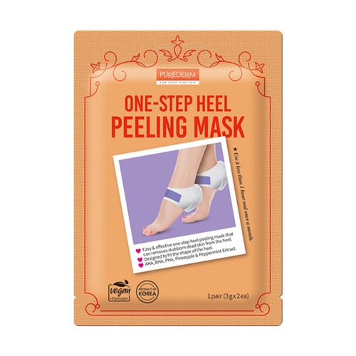 Purederm - Mask - One-step heel Peeling Mask