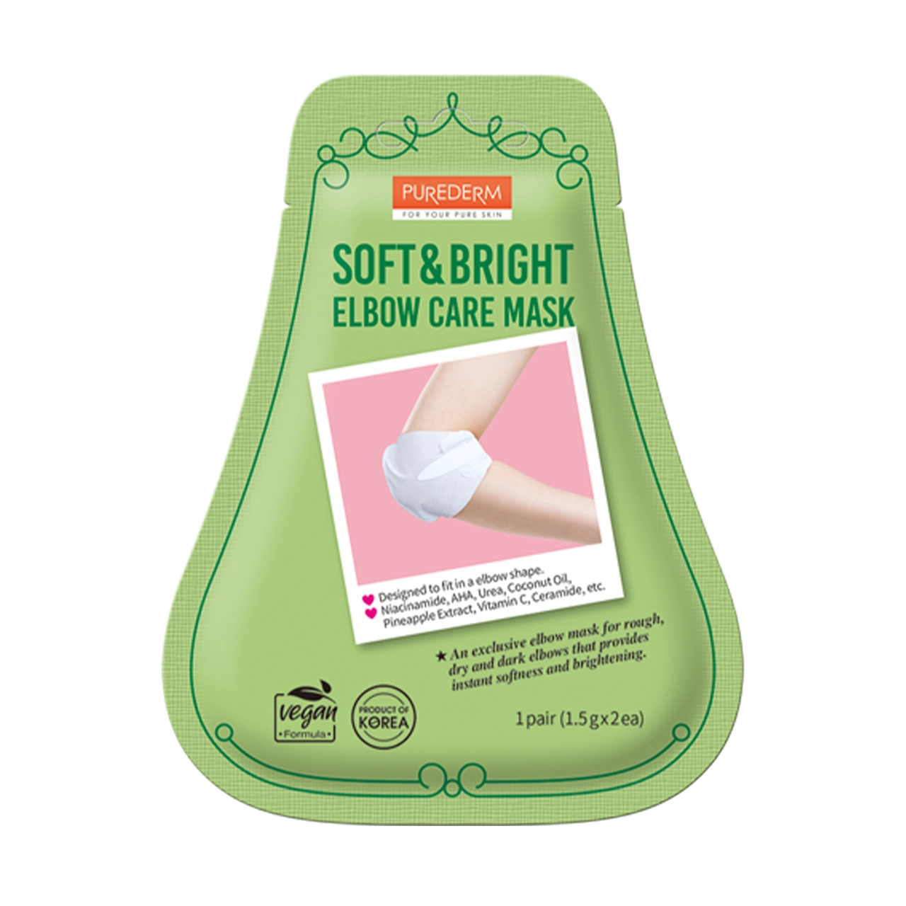 Purederm - Mask - Soft & Bright Elbow Care Mask
