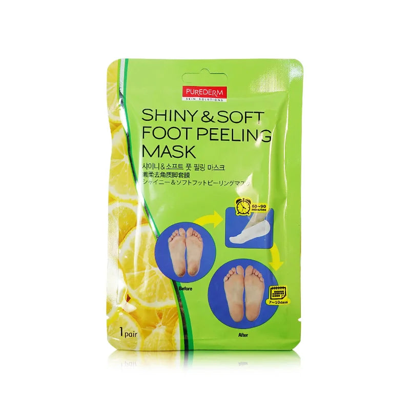 Purederm - Mask - Shiny & Soft Foot Peeling Mask