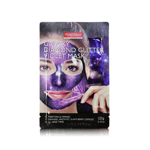 Purederm - Mask - Violet Galaxy Diamond Glitter Mask 10g