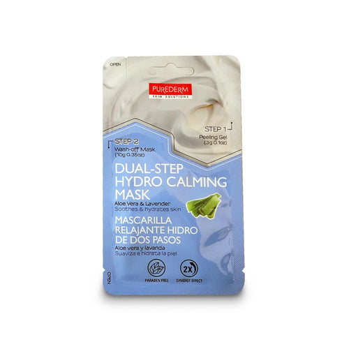 Purederm - Mask - Dual Step Hydro Calming Aloe Vera & Lavender Mask