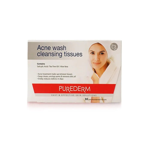 Purederm - Cleansing Tissue - Acne Wash Cleansing Tissue
