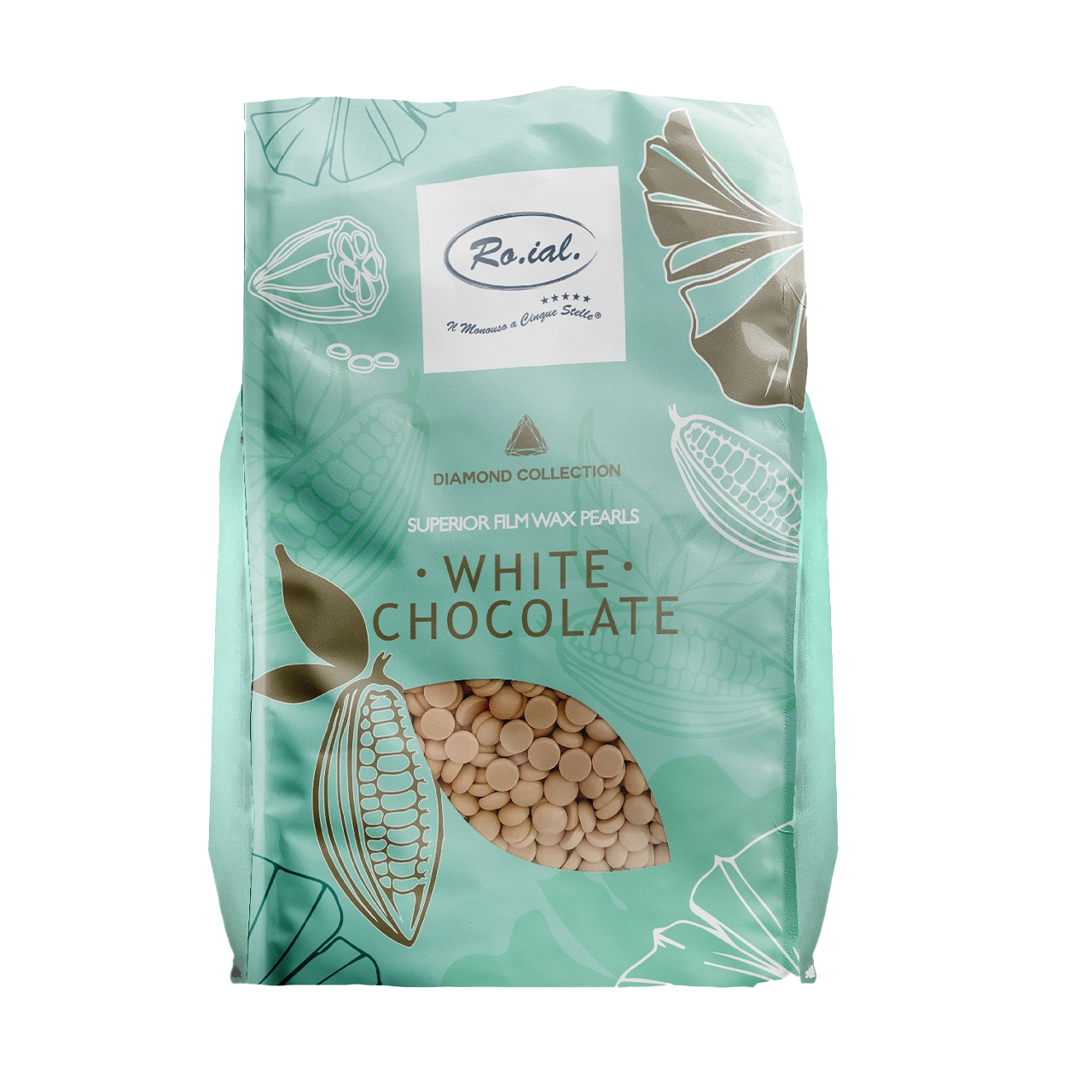 Ro.ial - Hair Removal - Diamond Collection Superior Film Wax Pearls - White Chocolate 1000g