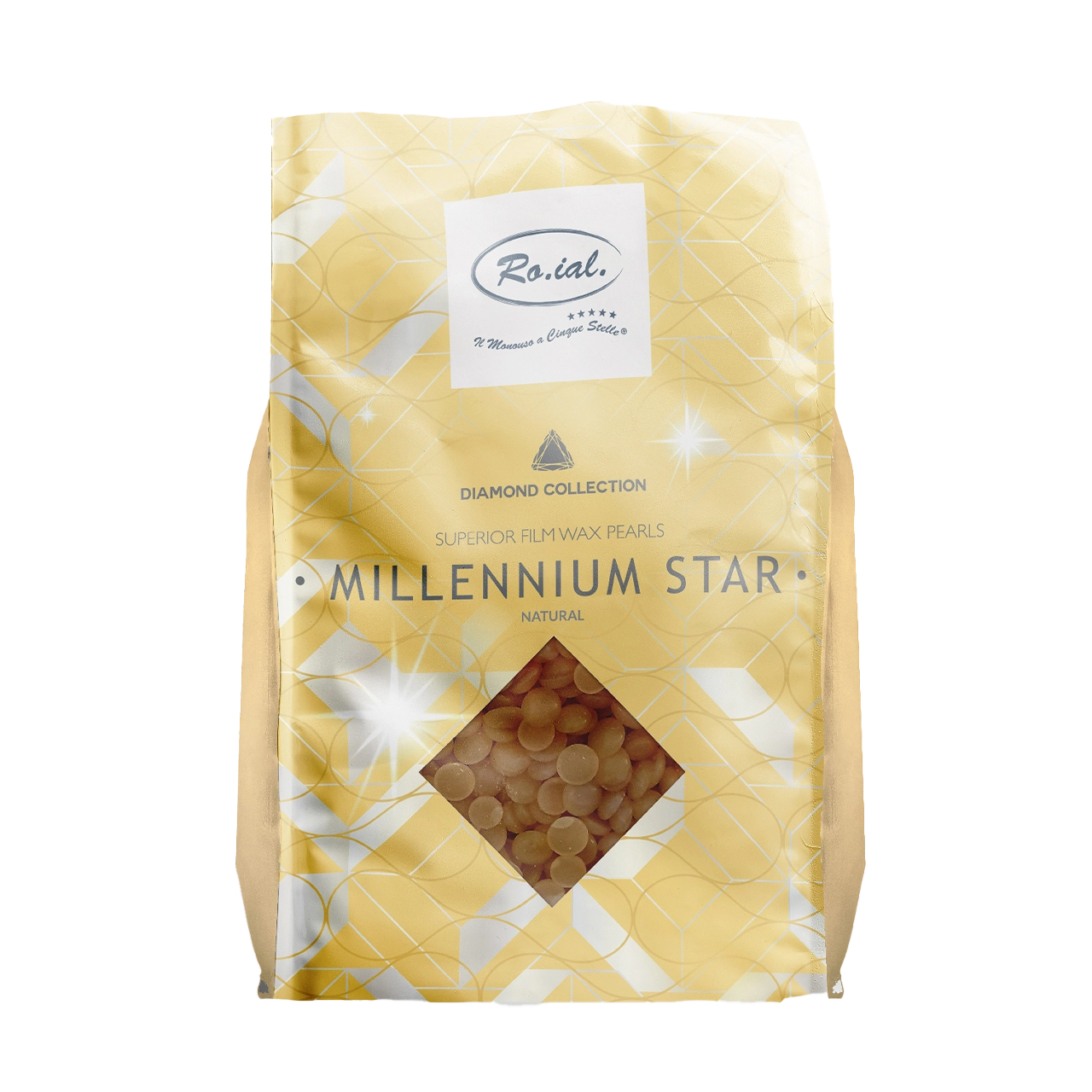 Ro.ial - Hair Removal - Diamond Collection Superior Film Wax Pearls - Millenium Star (Natural) 1000g