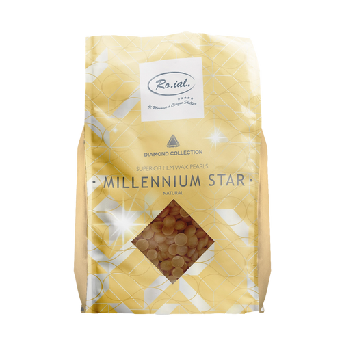 Ro.ial - Hair Removal - Diamond Collection Superior Film Wax Pearls - Millenium Star (Natural) 1000g