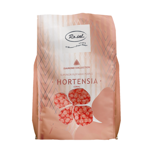 Ro.ial - Hair Removal - Diamond Collection Superior Film Wax Pearls - Hortensia (Coral) 1000g