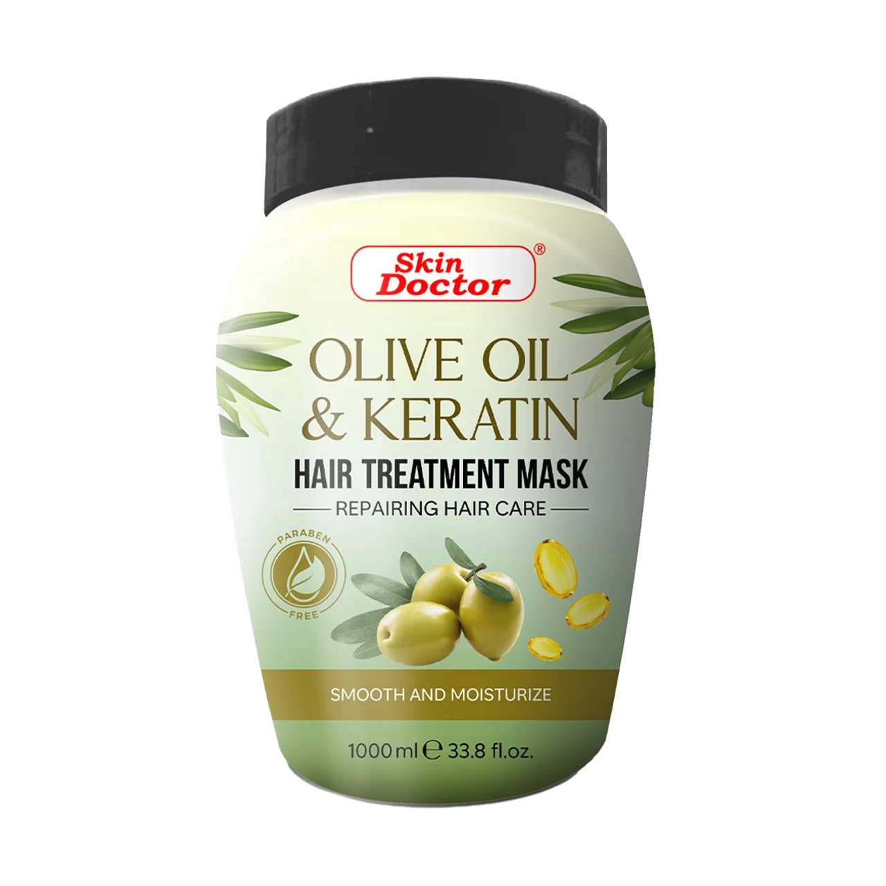 Olive Oil &amp; Keratin Hot Oil Hair Treatment 1000ml