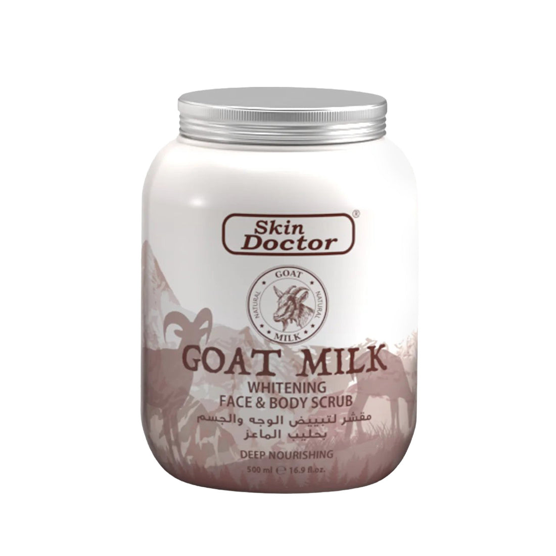 Goat Milk Whitening Face &amp; Body Scrub 500ml