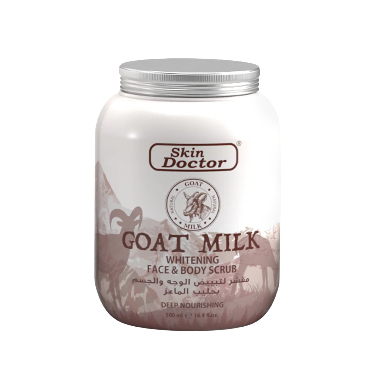 Goat Milk Whitening Face &amp; Body Scrub 500ml