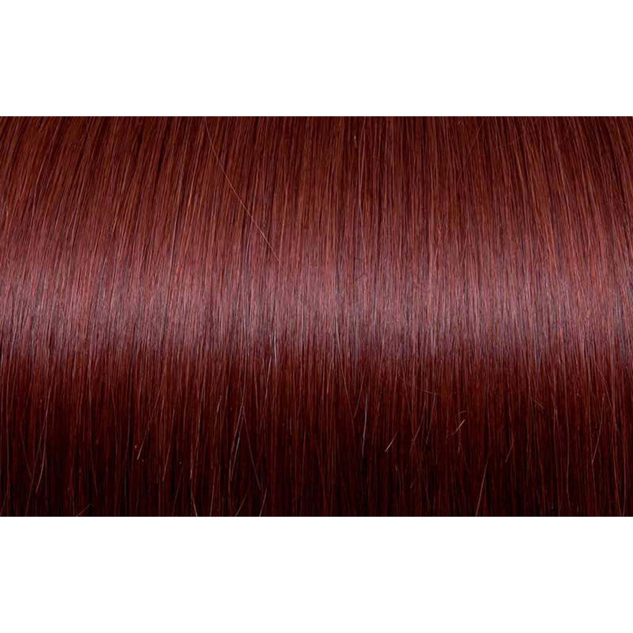 Seiseta - Hair Extension - Tape-in Russian Hair Extension 6 PCS 35 Deep Red 55CM