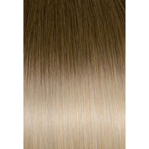 Seiseta - Hair Extension - Keratin Fusion Classic Hair Extension 25 Strands Ombre 10/20 Dark Blonde Ash/Ultra Light Blonde 50/55CM 20GR