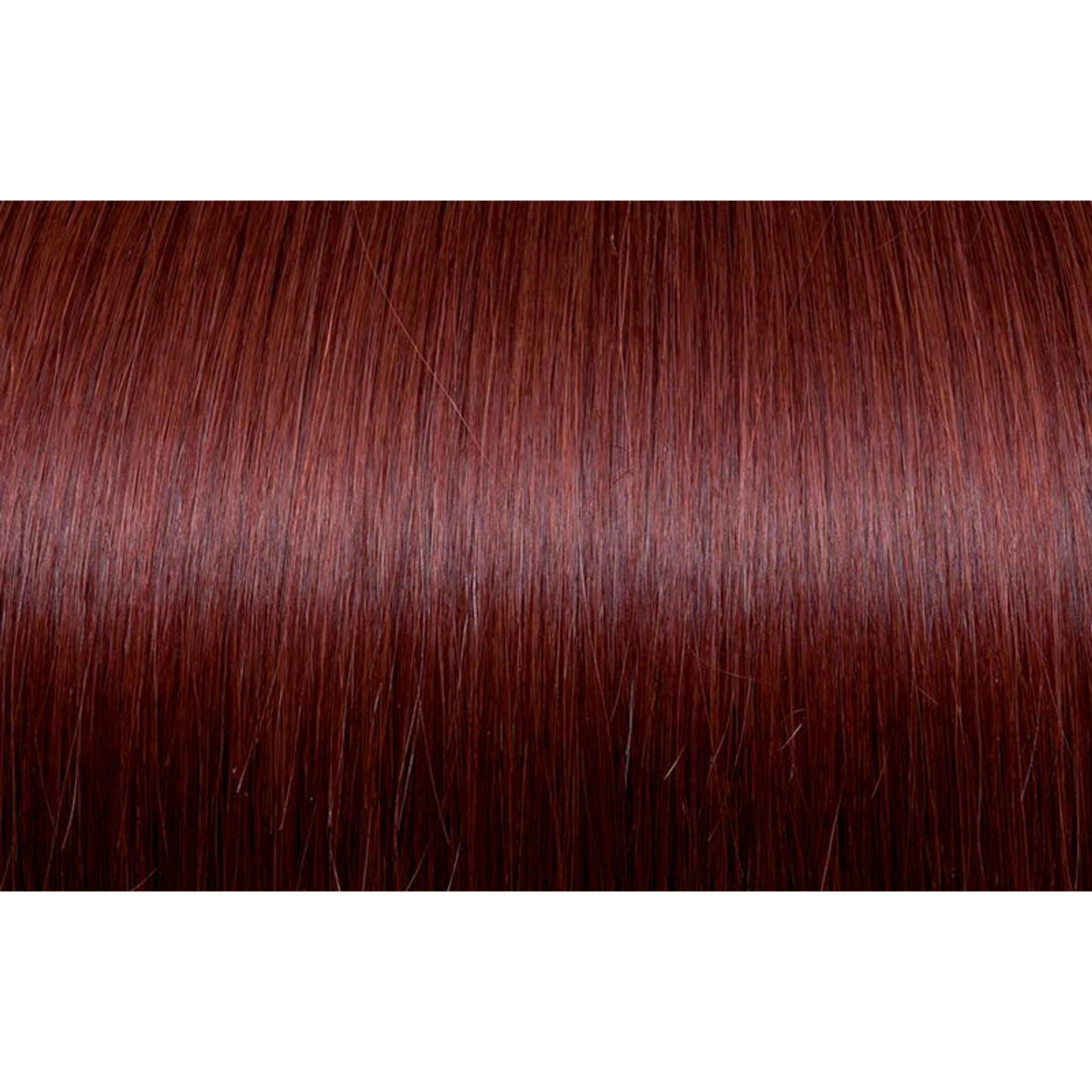 Seiseta - Hair Extension - Keratin Fusion Russian Hair Extension 20PCS 35 Deep Red 55CM