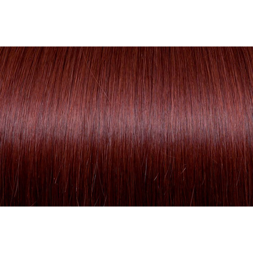 Seiseta - Hair Extension - Keratin Fusion Russian Hair Extension 20PCS 35 Deep Red 55CM