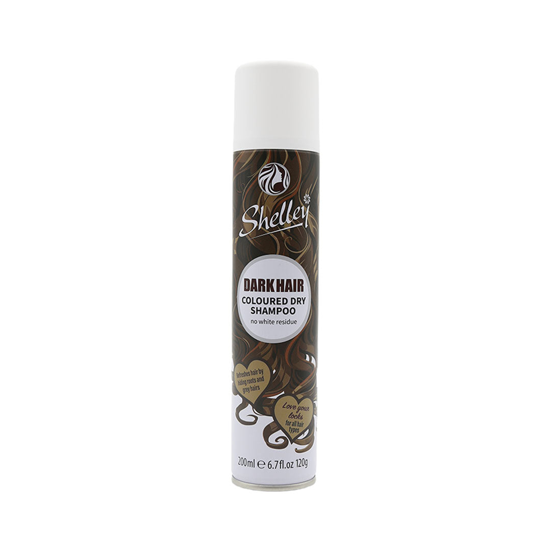 Shelley Dark Hair Coloured Dry Shampoo 200ml