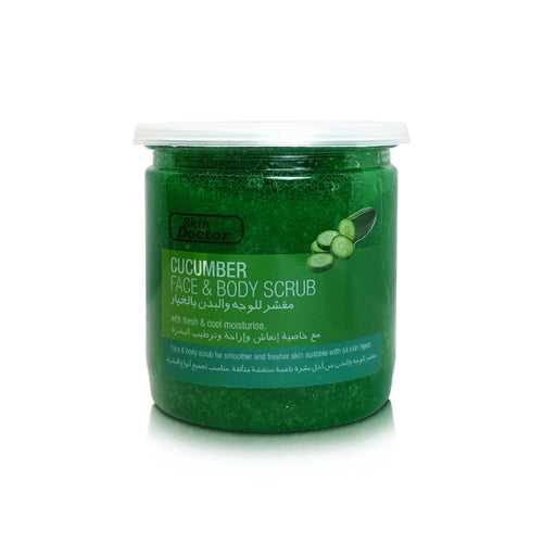 Skin Doctor - Scrub - Cucumber Face & Body Scrub 500ml