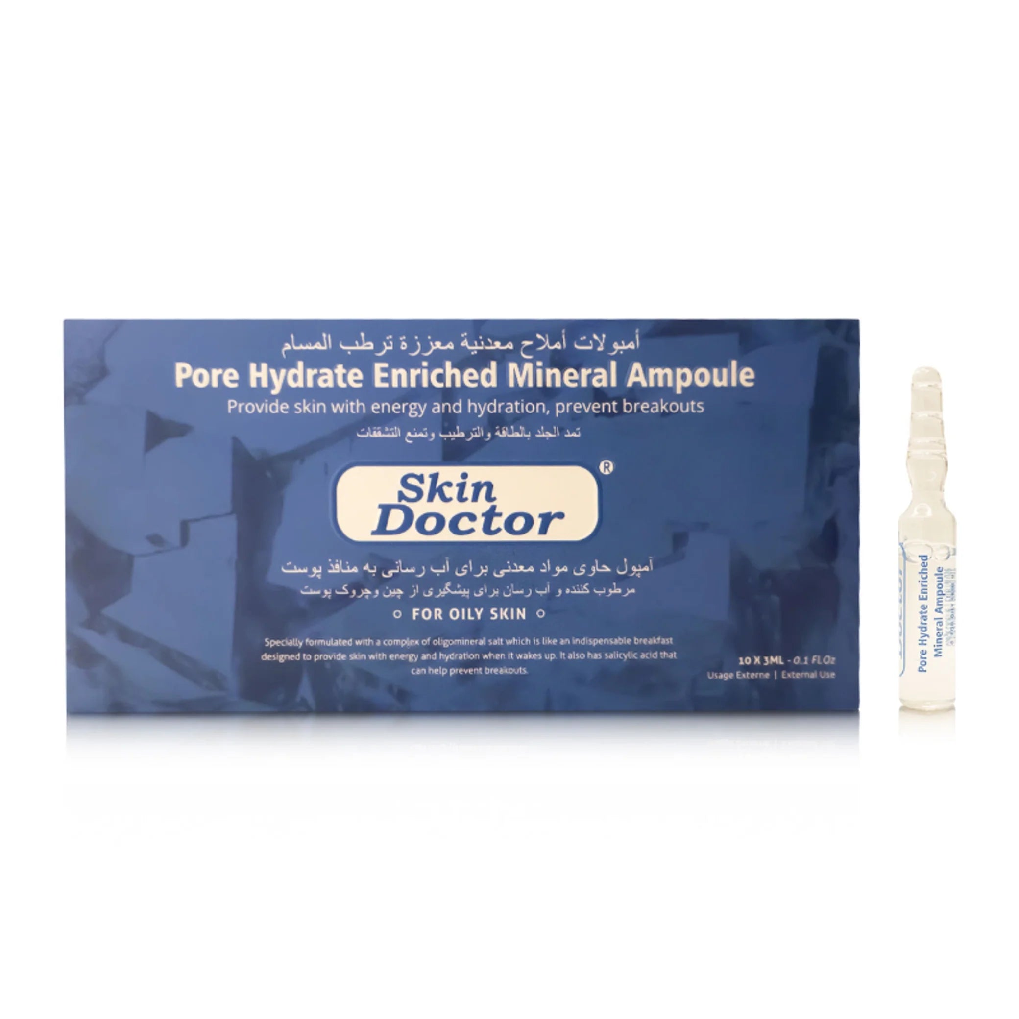 Skin Doctor - Ampoule - Pore Hydrate Enriched Mineral Ampoule 3mlx10