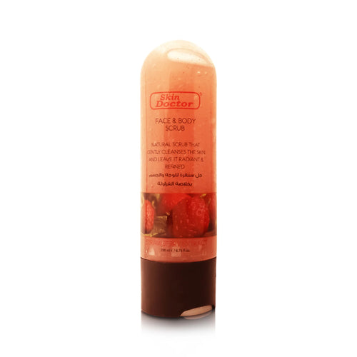 Skin Doctor - Scrub - Strawberry Face & Body Scrub 200ml