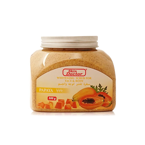 Skin Doctor - Scrub - Papaya Whitening Scrub For Face & Body 500g