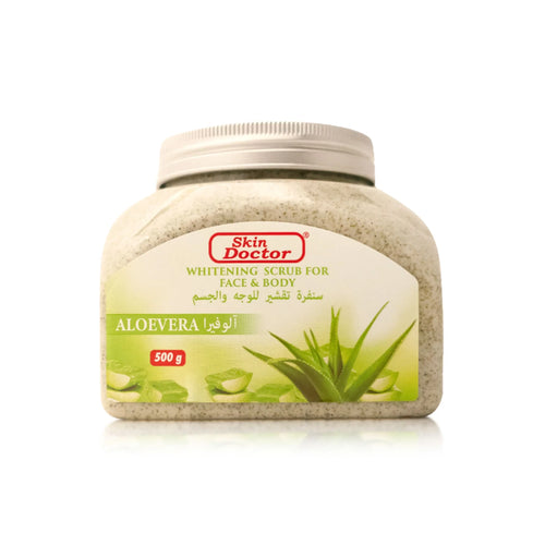 Skin Doctor - Scrub - Aloe vera Whitening Scrub For Face & Body 500g
